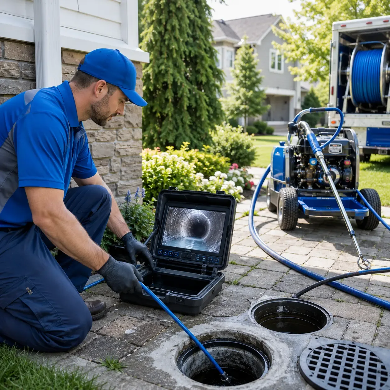 Outdoor drain cleaning professionals serving Falkner, MS